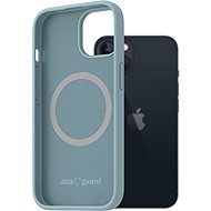 AlzaGuard Silicone Case Compatible with Magsafe for iPhone 12 / 12 Pro light blue - Phone Cover