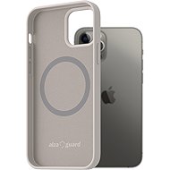 AlzaGuard Silicone Case Compatible with Magsafe for iPhone 12 / 12 Pro white - Phone Cover
