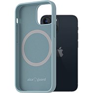 AlzaGuard Silicone Case Compatible with Magsafe for iPhone 13 Mini light blue - Phone Cover