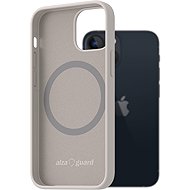 AlzaGuard Silicone Case Compatible with Magsafe for iPhone 13 Mini white - Phone Cover