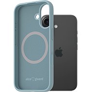 AlzaGuard Silicone Case Compatible with Magsafe for iPhone 16 light blue - Phone Cover