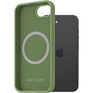 AlzaGuard Silicone Case Compatible with Magsafe for iPhone 16e / 17e green - Phone Cover