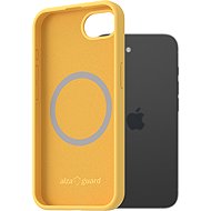 AlzaGuard Silicone Case Compatible with Magsafe for iPhone 16e / 17e yellow - Phone Cover