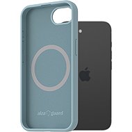 AlzaGuard Silicone Case Compatible with Magsafe for iPhone 16e / 17e light blue - Phone Cover