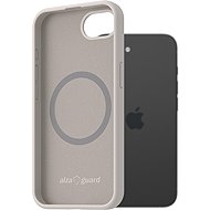 AlzaGuard Silicone Case Compatible with Magsafe for iPhone 16e / 17e white - Phone Cover