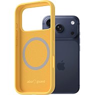 AlzaGuard Silicone Case Compatible with Magsafe for iPhone 17 Pro yellow - Phone Cover