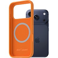 AlzaGuard Silicone Case Compatible with Magsafe for iPhone 17 Pro orange - Phone Cover