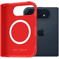AlzaGuard Silicone Case Compatible with Magsafe for iPhone Fold red - Phone Cover