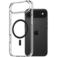 AlzaGuard Crystal Clear TPU Case Compatible with Magsafe for iPhone Air - Black - Phone Cover