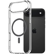 AlzaGuard Crystal Clear TPU Case Compatible with Magsafe for iPhone Air - Grey - Phone Cover