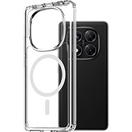 AlzaGuard Crystal Clear TPU Case Compatible with Magsafe for Xiaomi Redmi Note 14 Pro 5G - Phone Cover