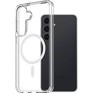 AlzaGuard Crystal Clear TPU Case Compatible with Magsafe for Samsung Galaxy S25 FE - Phone Cover