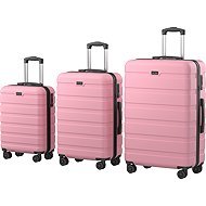 AlzaGuard Traveler Suitcase, 3pcs set - pink - Case Set