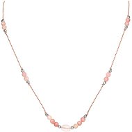 Agato String necklace with angelite and rose quartz HE13K3S - LP - Necklace