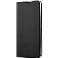AlzaGuard Premium Flip Case Realme 8 fekete flip tok - Mobiltelefon tok