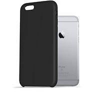 AlzaGuard Premium Liquid Silicone Case na iPhone 6/6s čierne - Kryt na mobil