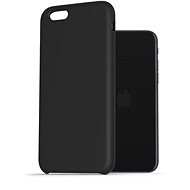 AlzaGuard Premium Liquid Silicone Case for iPhone 7 / 8 / SE 2020 / SE 2022 Black - Phone Cover