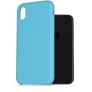 AlzaGuard Premium Liquid Silicone Case iPhone Xr kék tok - Telefon tok
