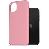 AlzaGuard Premium Liquid Silicone Case iPhone 11 rózsaszín tok - Telefon tok