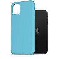 AlzaGuard Premium Liquid Silicone Case iPhone 11 kék tok - Telefon tok