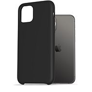 AlzaGuard Premium Liquid Silicon Case iPhone 11 Pro fekete tok - Telefon tok