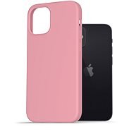 AlzaGuard Premium Liquid Silicone iPhone 12 Mini Pink - Handyhülle