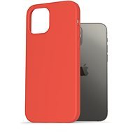 AlzaGuard Premium Liquid Silicone Case iPhone 12 / 12 Pro piros tok - Telefon tok