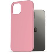 AlzaGuard Premium Liquid Silicone Case iPhone 12 / 12 Pro rózsaszín tok - Telefon tok