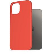 AlzaGuard Premium Liquid Silicone iPhone 12 Pro Max červené - Kryt na mobil
