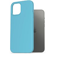 AlzaGuard Premium Liquid Silicone Case for iPhone 12 Pro Max Blue - Phone Cover