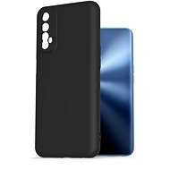 AlzaGuard Premium Liquid Silicone Case Realme 7 fekete tok - Telefon tok