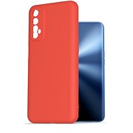 AlzaGuard Premium Liquid Silicone Case for Realme 7 red - Phone Cover