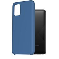 AlzaGuard Premium Liquid Silicone Case for Samsung Galaxy A02s Blue - Phone Cover