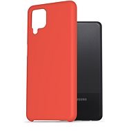AlzaGuard Premium Liquid Silicone Case Samsung Galaxy A12 piros tok - Telefon tok