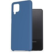 AlzaGuard Premium Liquid Silicone Case for Samsung Galaxy A12 Blue - Phone Cover