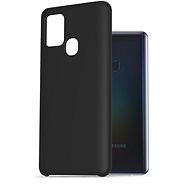 AlzaGuard Premium Liquid Silicone Case for Samsung Galaxy A21s Black - Phone Cover