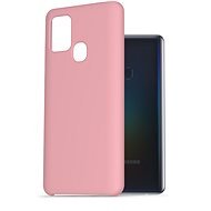 AlzaGuard Premium Liquid Silicone Case Samsung Galaxy A21s rózsaszín tok - Telefon tok