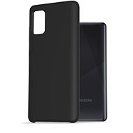 AlzaGuard Premium Liquid Silicone Case Samsung Galaxy A41 fekete tok - Telefon tok