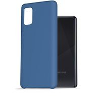 AlzaGuard Premium Liquid Silicone Samsung Galaxy A41 modré - Kryt na mobil