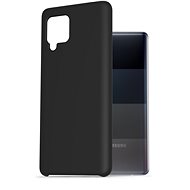 AlzaGuard Premium Liquid Silicone Case for Samsung Galaxy A42/A42 5G, Black - Phone Cover