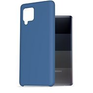 AlzaGuard Premium Liquid Silicone Case for Samsung Galaxy A42/A42 5G, Blue - Phone Cover