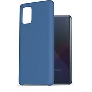 AlzaGuard Premium Liquid Silicone Case Samsung Galaxy A71 kék tok - Telefon tok