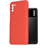 AlzaGuard Premium Liquid Silicone Case for Xiaomi POCO M3 red - Phone Cover