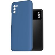 AlzaGuard Premium Liquid Silicone Case Xiaomi POCO M3 kék tok - Telefon tok