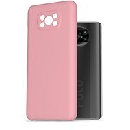 AlzaGuard Premium Liquid Silicone Case for Xiaomi POCO X3 Pink - Phone Cover