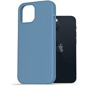 AlzaGuard Premium Liquid Silicone Case for iPhone 13 Mini, Blue - Phone Cover