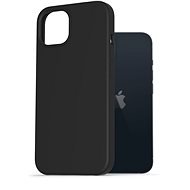 AlzaGuard Premium Liquid Silicone Case for iPhone 13, Black - Phone Cover