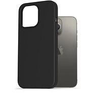 AlzaGuard Premium Liquid Silicone Case iPhone 13 Pro fekete tok - Telefon tok
