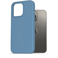 AlzaGuard Premium Liquid Silicone Case for iPhone 13 Pro, Blue - Phone Cover