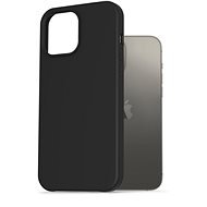 AlzaGuard Premium Liquid Silicone Case for iPhone 13 Pro Max, Black - Phone Cover